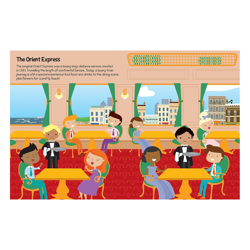 555 Sticker Fun Trains Çocuk Kitapları Uzmanı - Children's Books Expert