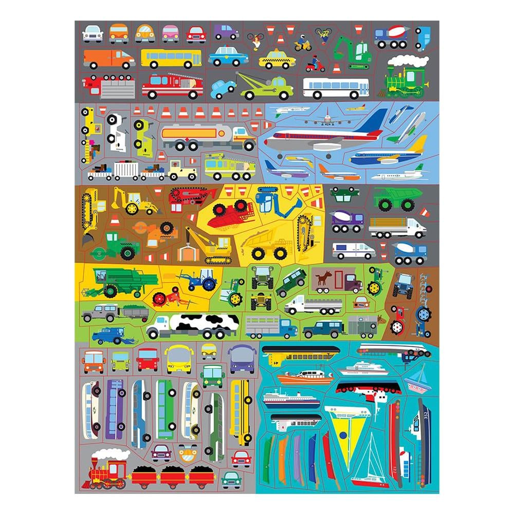 555 Sticker Fun - Vehicles Çocuk Kitapları Uzmanı - Children's Books Expert