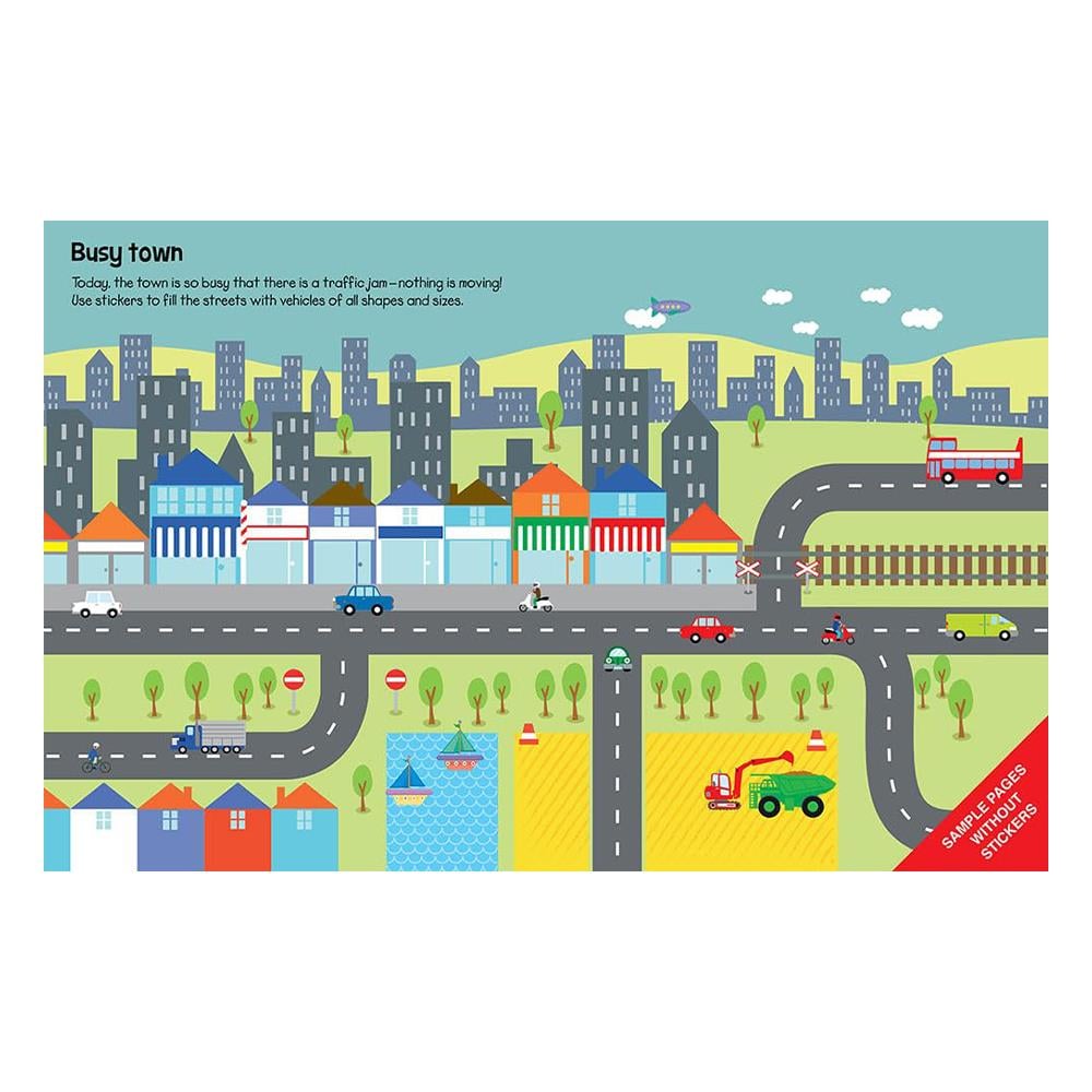 555 Sticker Fun - Vehicles Çocuk Kitapları Uzmanı - Children's Books Expert