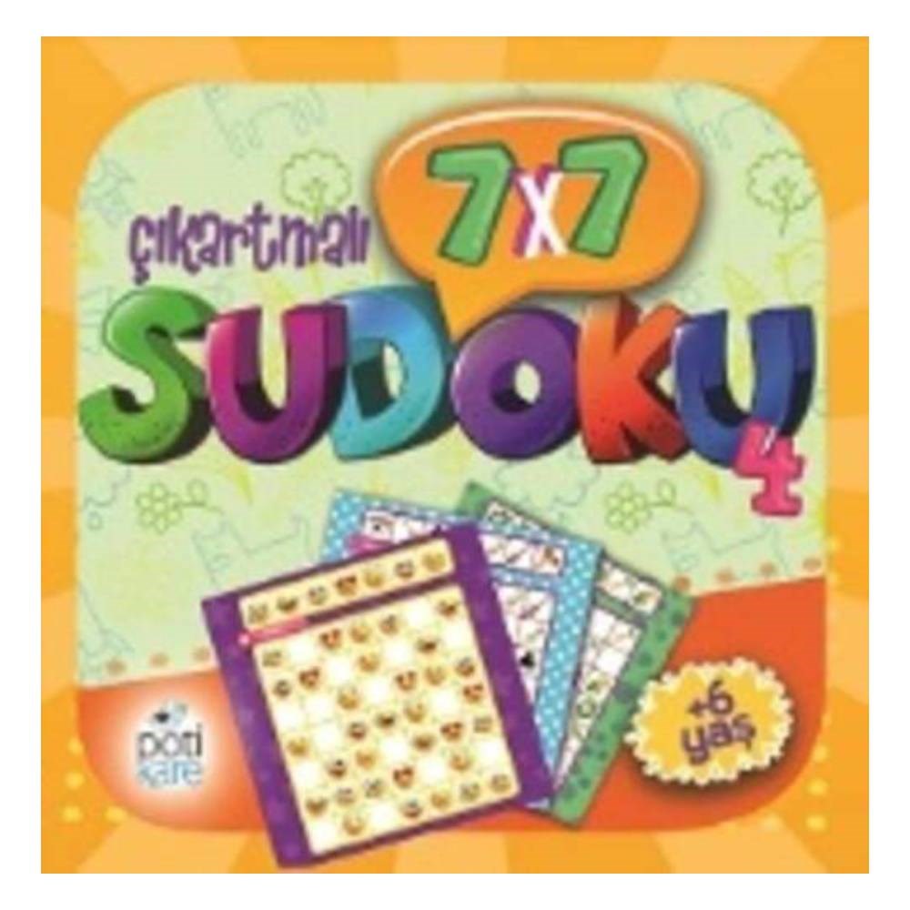 7x7 ÇIKARTMALI SUDOKU 4 Çocuk Kitapları Uzmanı - Children's Books Expert