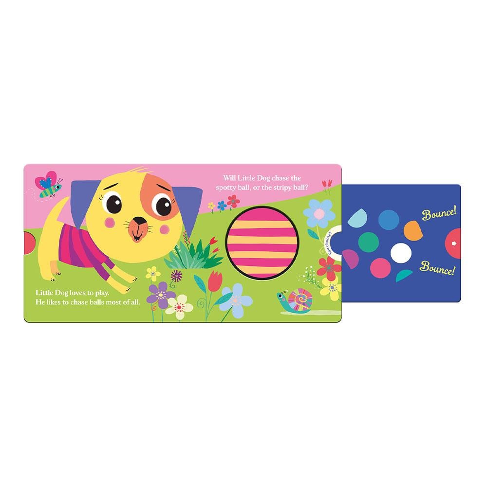 A Busy Day For Little Dog - Pull The Tab Board Boo Çocuk Kitapları Uzmanı - Children's Books Expert