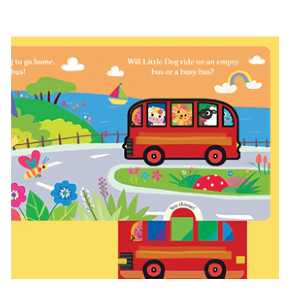 A Busy Day For Little Dog - Pull The Tab Board Boo Çocuk Kitapları Uzmanı - Children's Books Expert