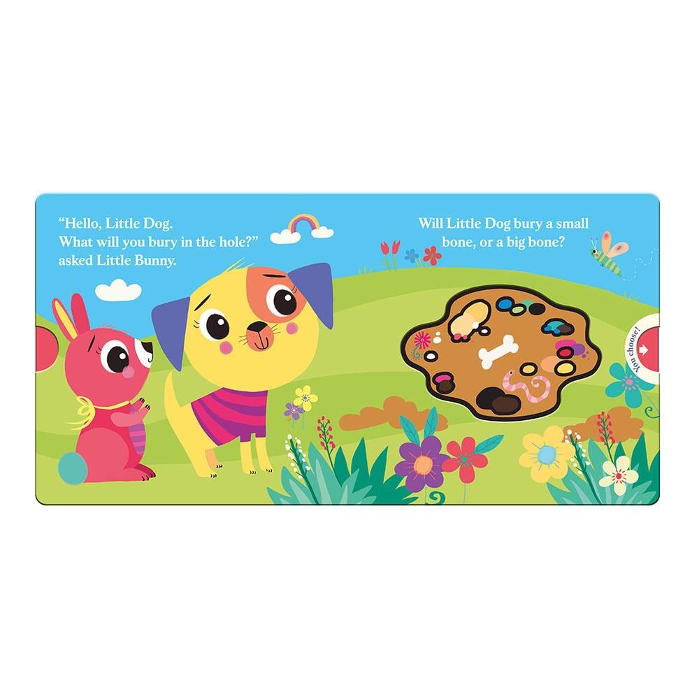 A Busy Day For Little Dog - Pull The Tab Board Boo Çocuk Kitapları Uzmanı - Children's Books Expert