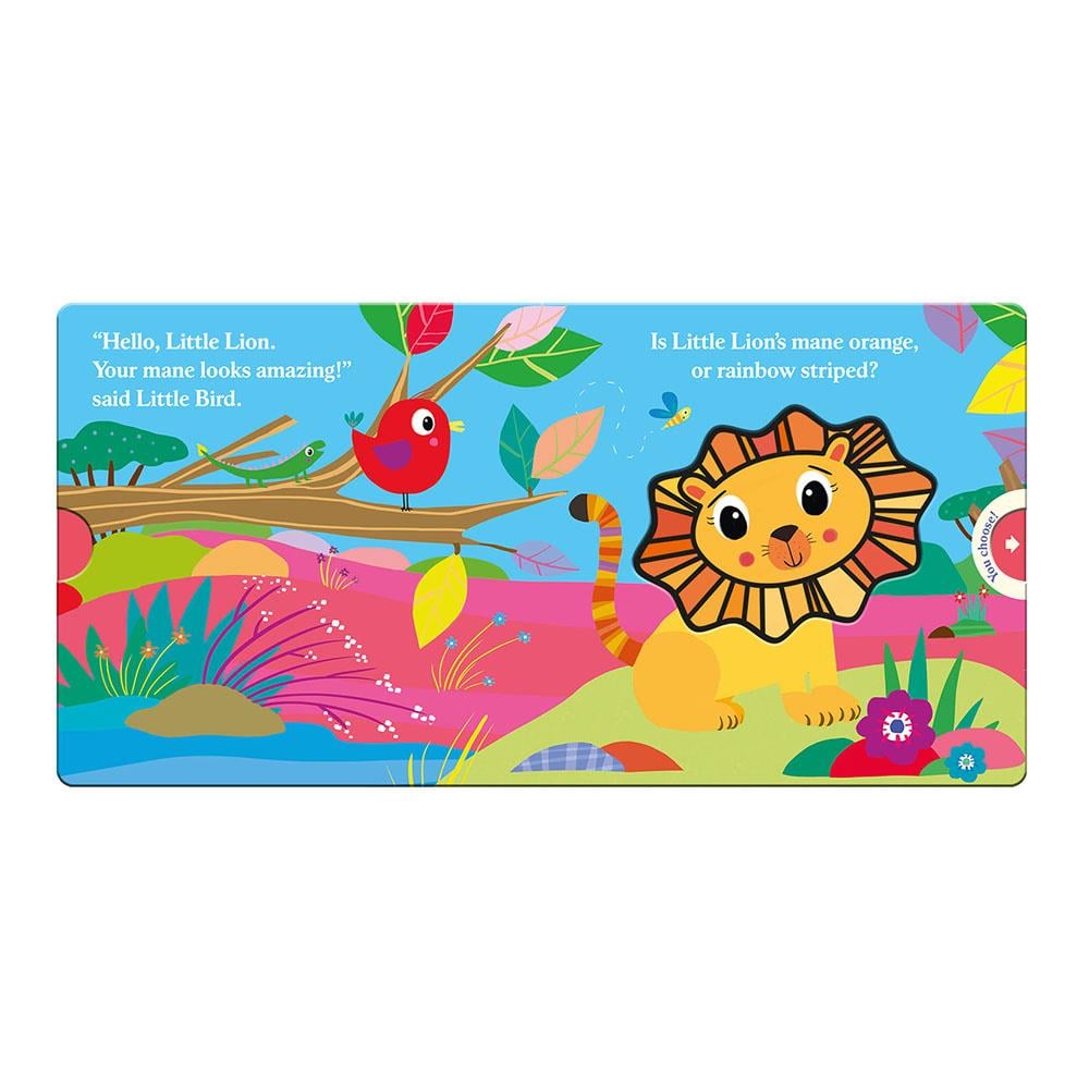 A Busy Day For Little Lion - Pull The Tab Board Bo Çocuk Kitapları Uzmanı - Children's Books Expert