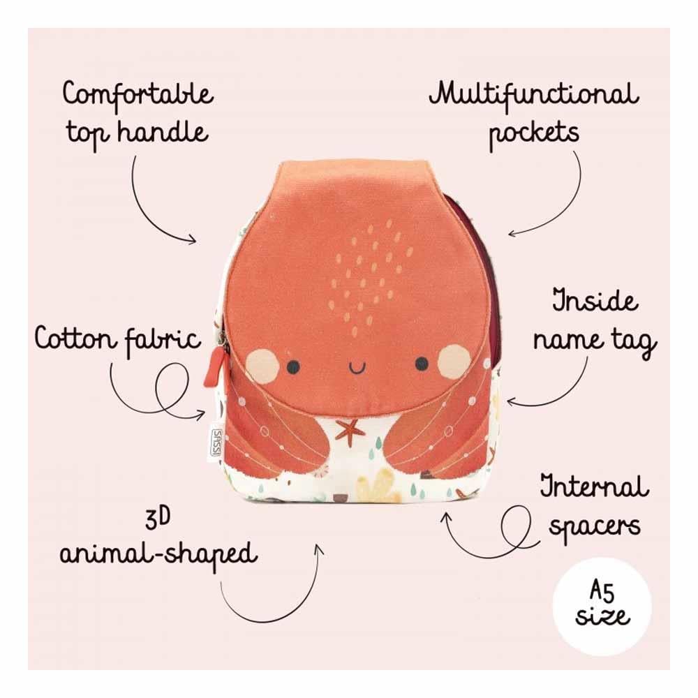 A5 Mini Sırt Çantası - Pratik Ahtapot Çocuk Kitapları Uzmanı - Children's Books Expert