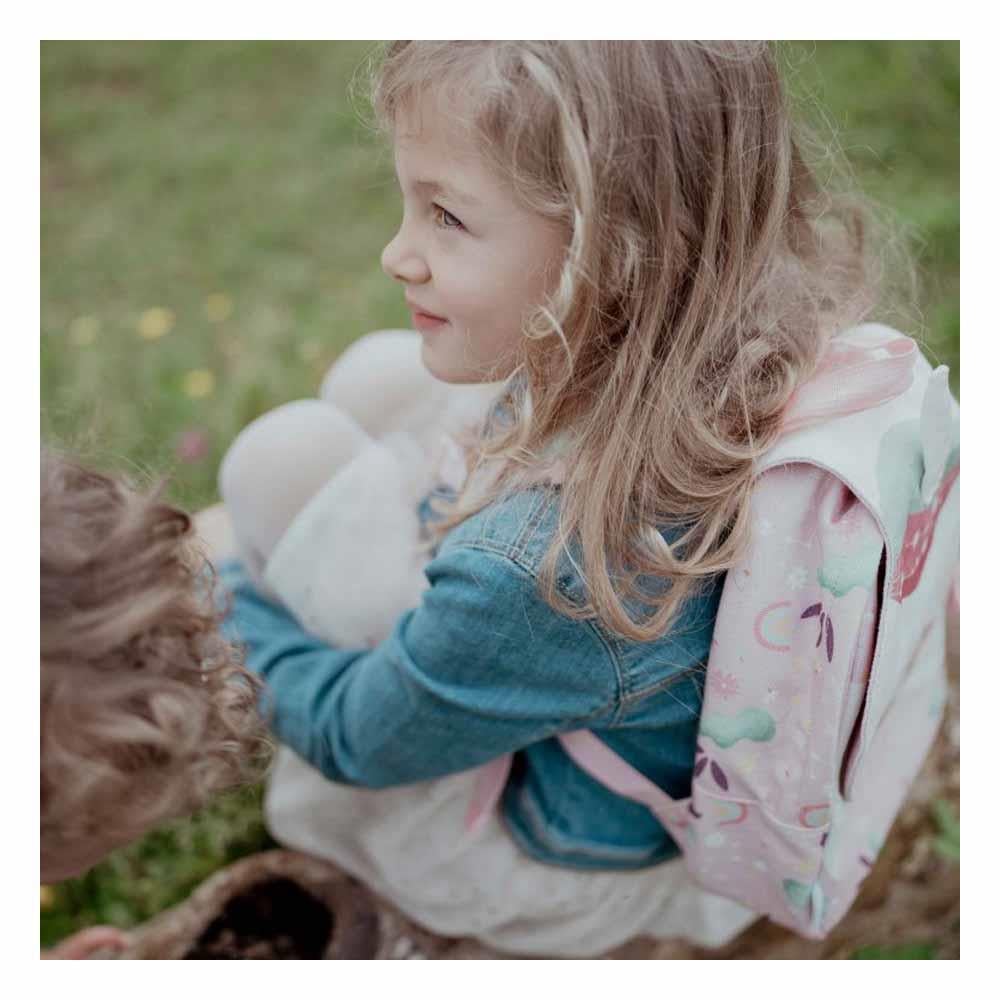 A5 Mini Sırt Çantası - Sevimli Unicorn Çocuk Kitapları Uzmanı - Children's Books Expert