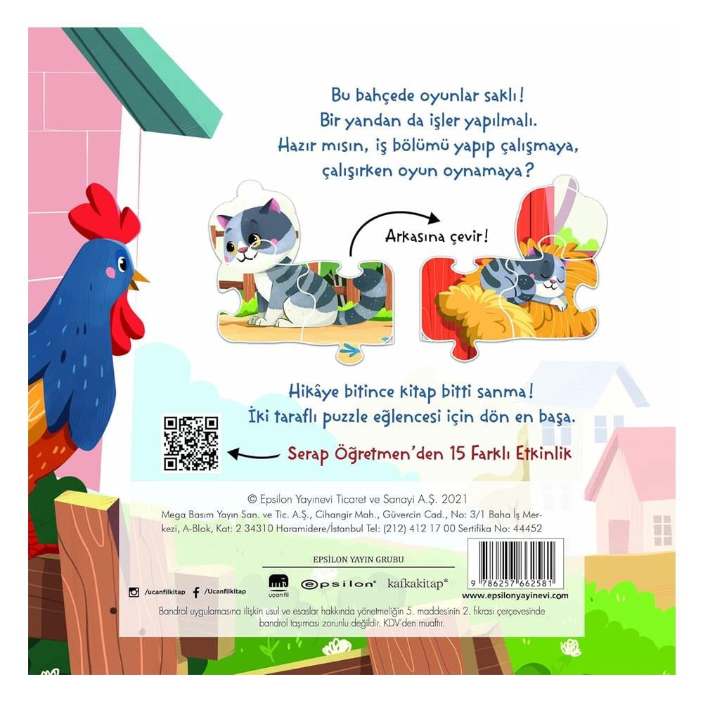 Ada ve Deniz Oyunlu Bahçede Çocuk Kitapları Uzmanı - Children's Books Expert