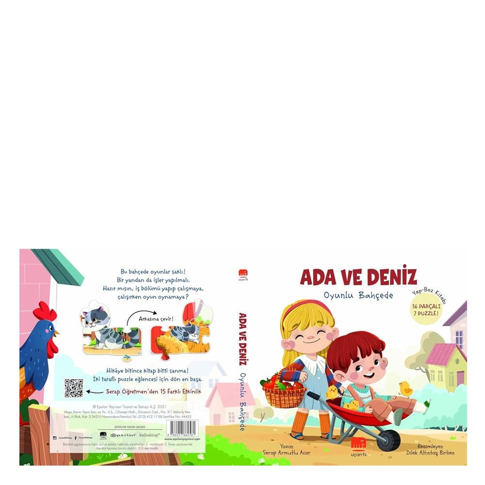 Ada ve Deniz Oyunlu Bahçede Çocuk Kitapları Uzmanı - Children's Books Expert