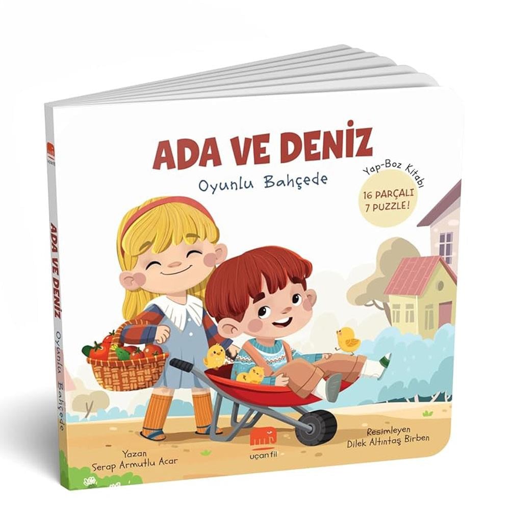 Ada ve Deniz Oyunlu Bahçede Çocuk Kitapları Uzmanı - Children's Books Expert
