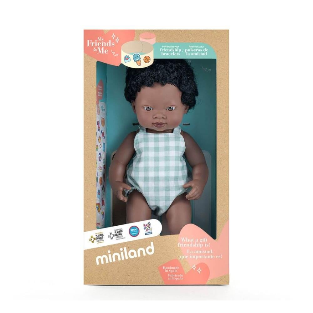 African Erkek Bebek (38 cm) Çocuk Kitapları Uzmanı - Children's Books Expert