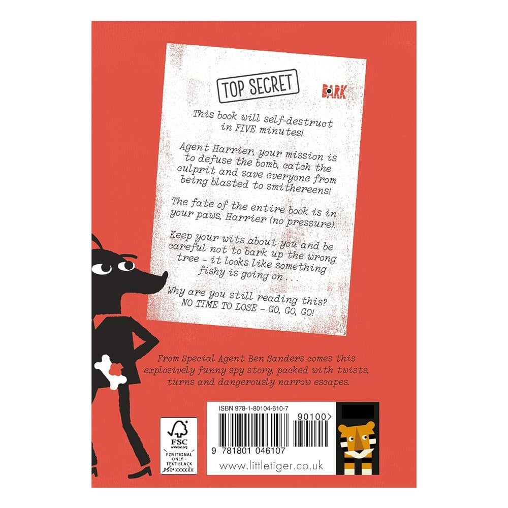 Agent Harrier - This Book Will Self Destruct Çocuk Kitapları Uzmanı - Children's Books Expert