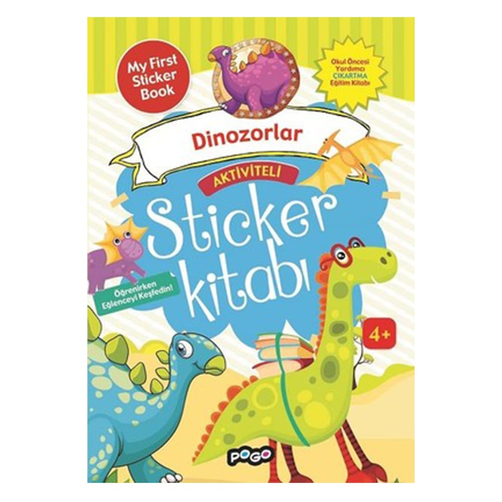 AKTİVİTELİ STICKER DİNOZORLAR Çocuk Kitapları Uzmanı - Children's Books Expert