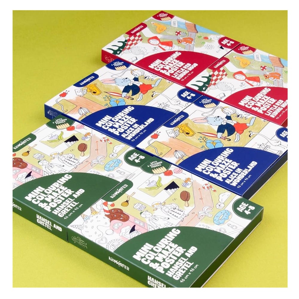 ALICE HARİKALAR DİYARINDA - BOYAMA VE LABİRENT POSTER Çocuk Kitapları Uzmanı - Children's Books Expert