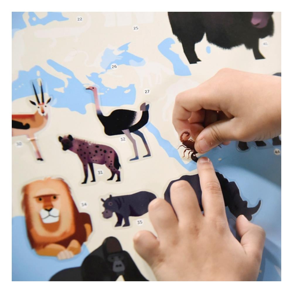ANIMALS OF THE WORLD - DISCOVERY POSTER Çocuk Kitapları Uzmanı - Children's Books Expert