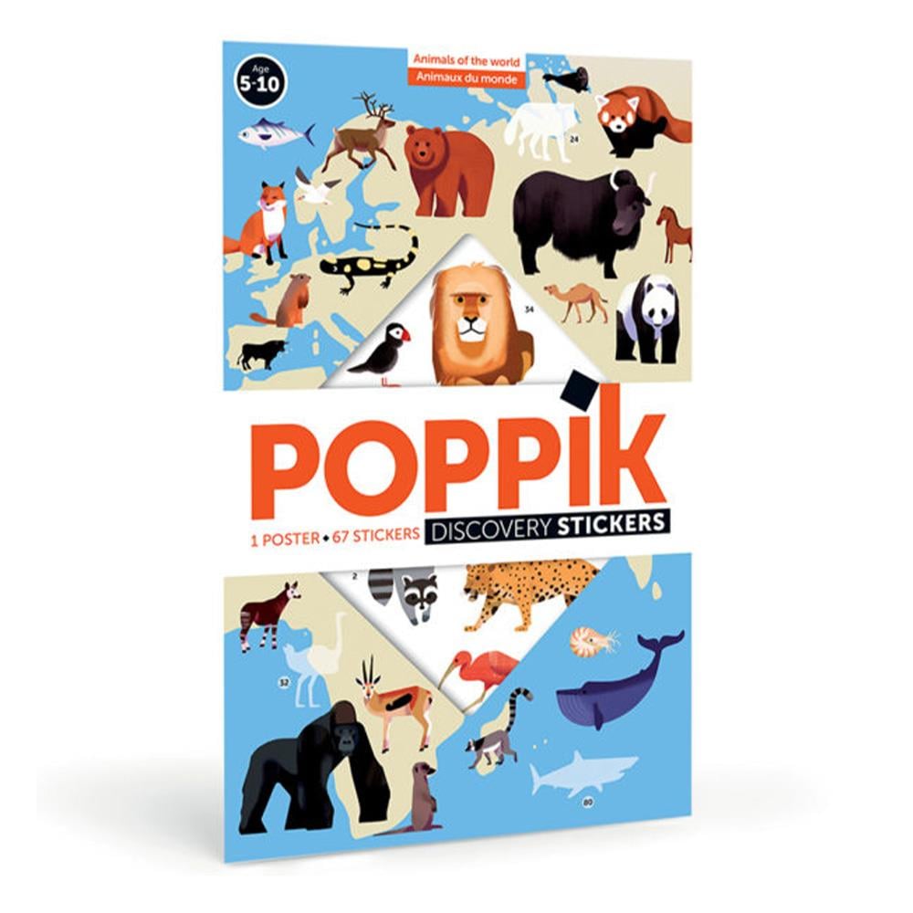 ANIMALS OF THE WORLD - DISCOVERY POSTER Çocuk Kitapları Uzmanı - Children's Books Expert