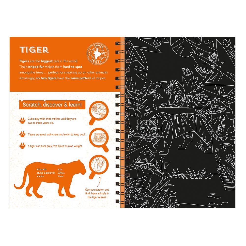Animals - Scratch Discover And Learn Çocuk Kitapları Uzmanı - Children's Books Expert