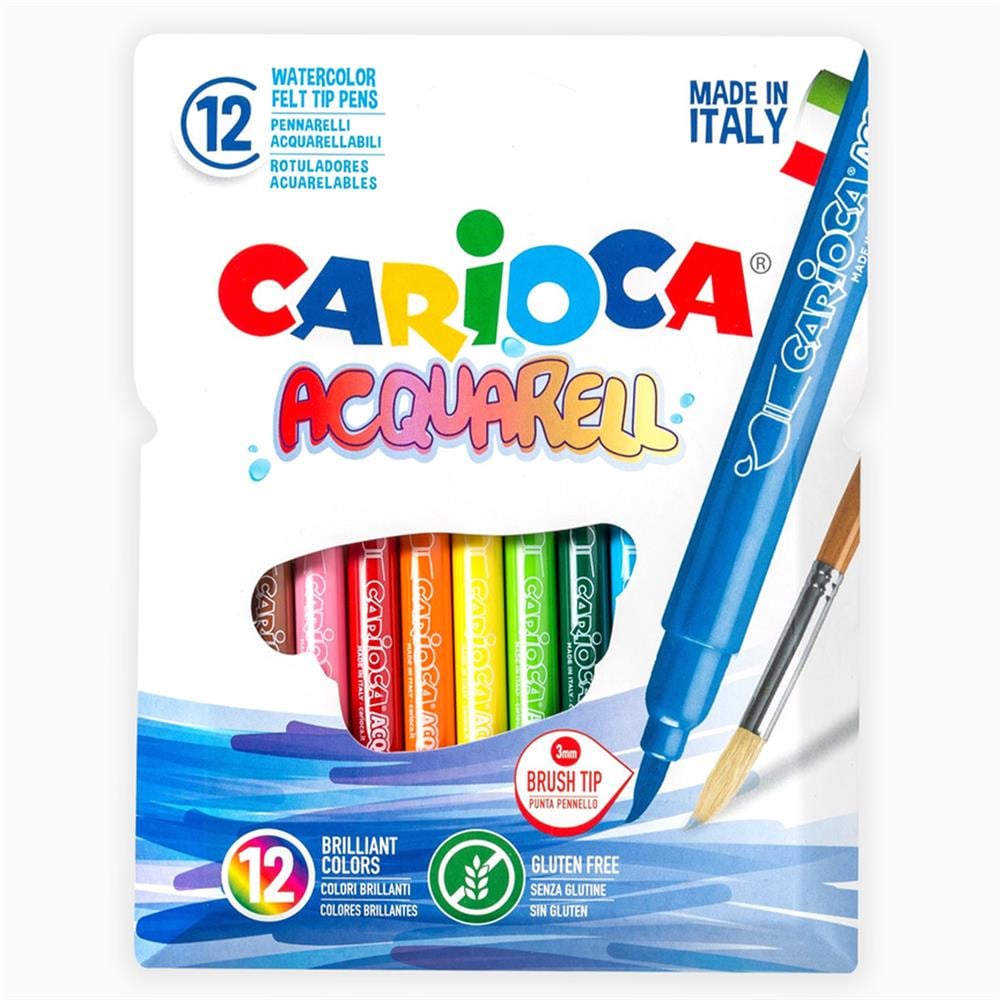AQUARELL KEÇELİ BOYA KALEMİ 12 Lİ Çocuk Kitapları Uzmanı - Children's Books Expert