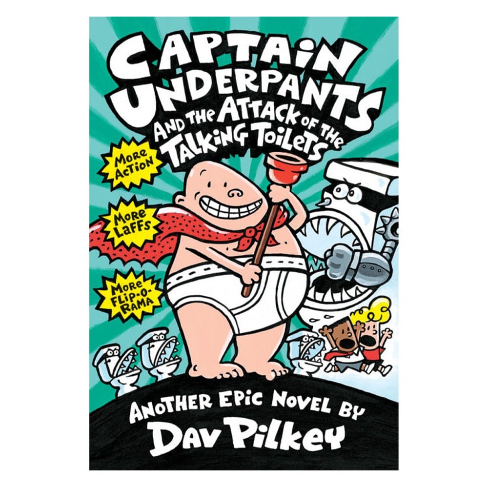 ATTACK OF THE TALKING TOILETS - CAPTAIN UNDERPANTS Çocuk Kitapları Uzmanı - Children's Books Expert