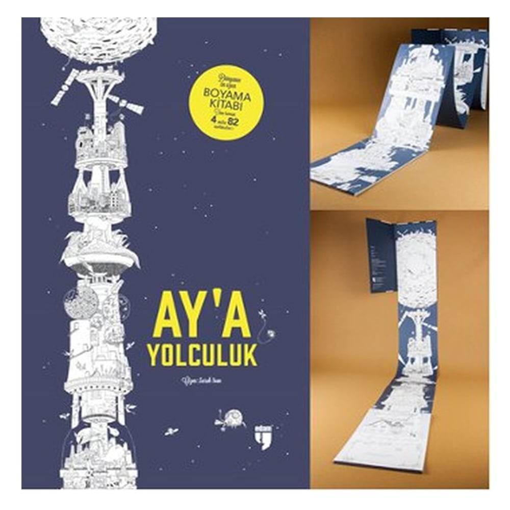 AY'A YOLCULUK - DÜNYANIN EN UZUN BOYAMA KİTABI