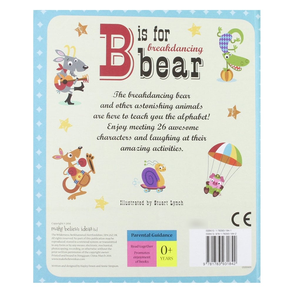 B IS FOR BREAKDANCING BEAR