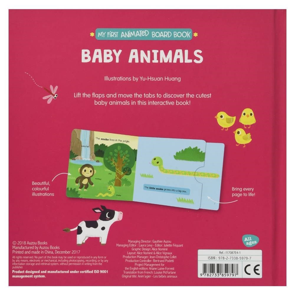 BABY ANIMALS - MY FIRST ANIMATED BOARD BOOK Çocuk Kitapları Uzmanı - Children's Books Expert