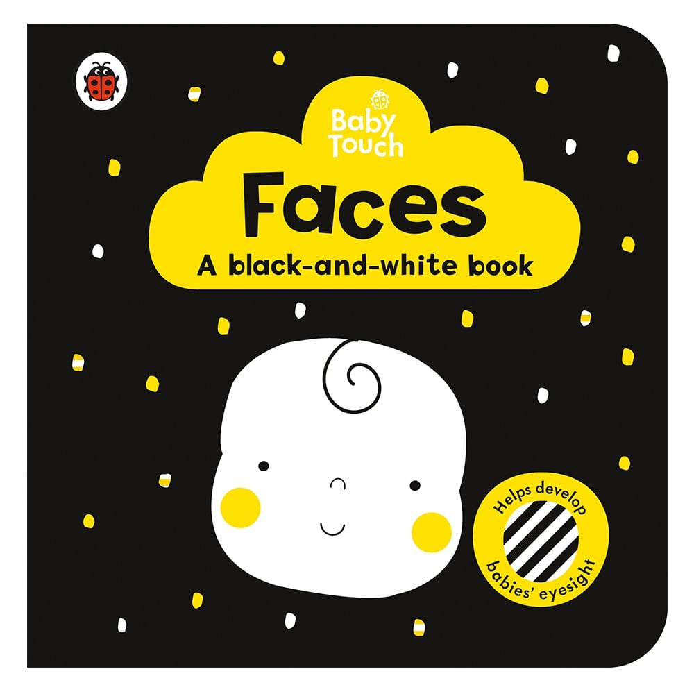 BABY TOUCH FACES A BLACK AND WHITE BOOK Çocuk Kitapları Uzmanı - Children's Books Expert