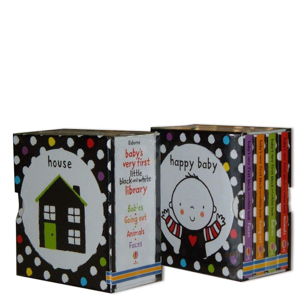 BABY'S VERY FIRST BLACK WHITE LITTLE LIBRARY Çocuk Kitapları Uzmanı - Children's Books Expert