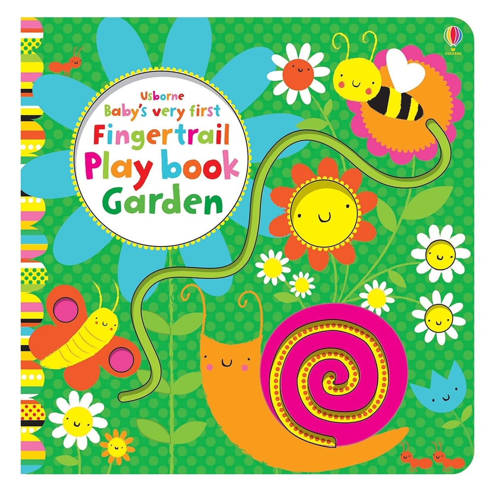 BABY'S VERY FIRST FINGERTRAILS PLAYBOOK GARDEN Çocuk Kitapları Uzmanı - Children's Books Expert