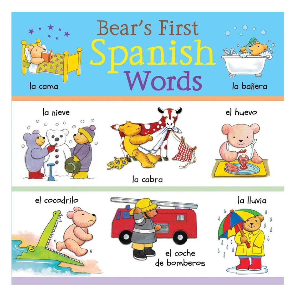 BEAR'S FIRST SPANISH WORDS (BEAR'S FIRST WORDS) Çocuk Kitapları Uzmanı - Children's Books Expert
