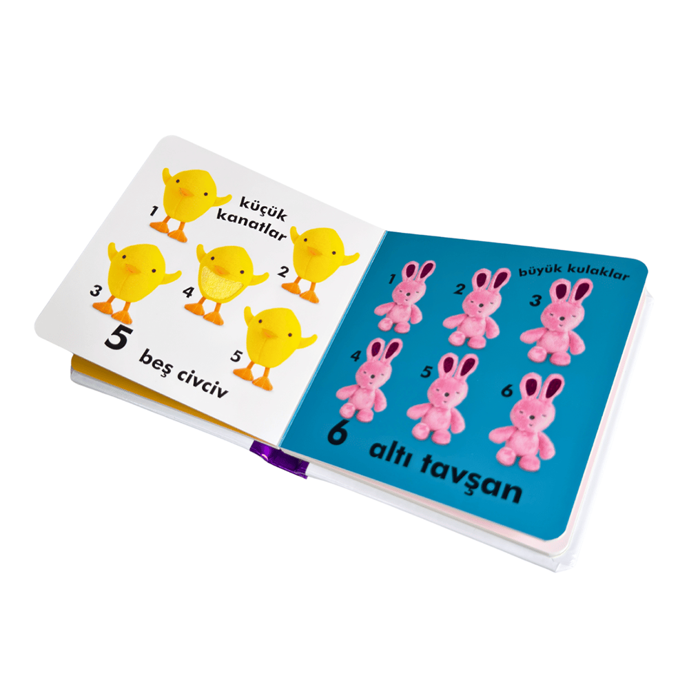 Bebek Dokun ve Hisset - Sayılar Çocuk Kitapları Uzmanı - Children's Books Expert