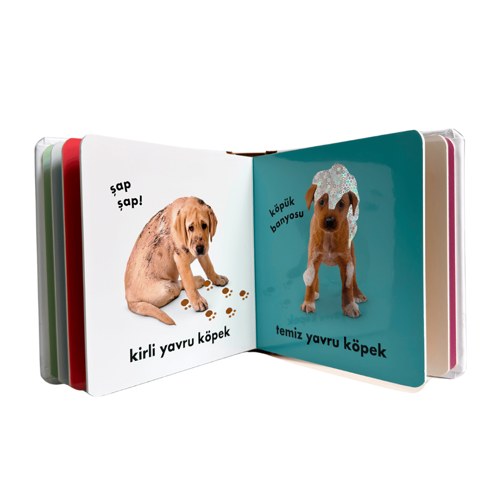 Bebek Dokun ve Hisset - Yavru Köpekler Çocuk Kitapları Uzmanı - Children's Books Expert