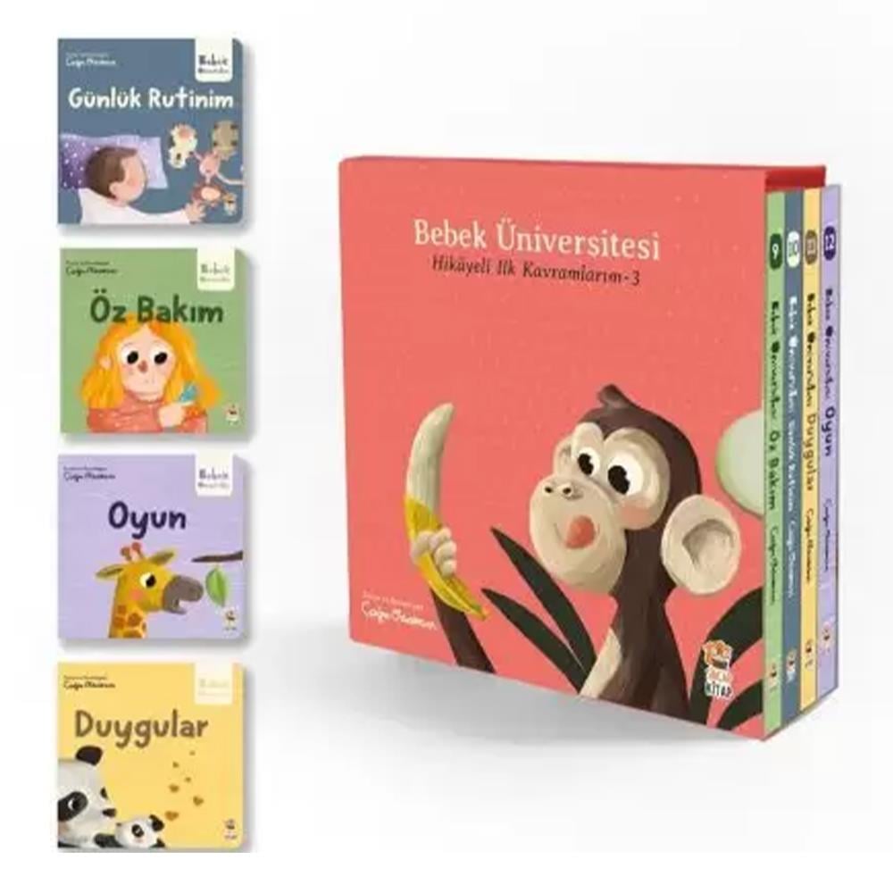 Bebek Üniversitesi - 3 Set 4 Kitap Çocuk Kitapları Uzmanı - Children's Books Expert