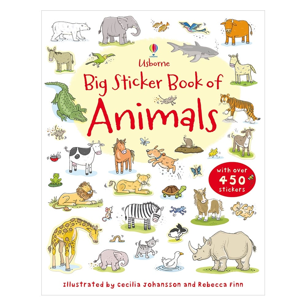 BIG STICKER BOOK OF ANIMALS Çocuk Kitapları Uzmanı - Children's Books Expert