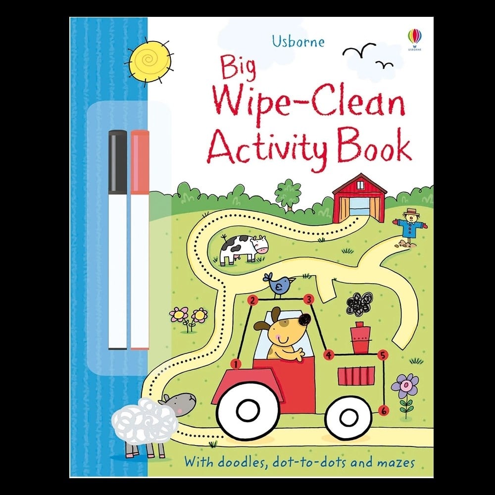 BIG WIPE-CLEAN ACTIVITY BOOK Çocuk Kitapları Uzmanı - Children's Books Expert