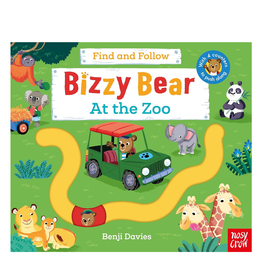 Bizzy Bear - Find and Follow At the Zoo Çocuk Kitapları Uzmanı - Children's Books Expert