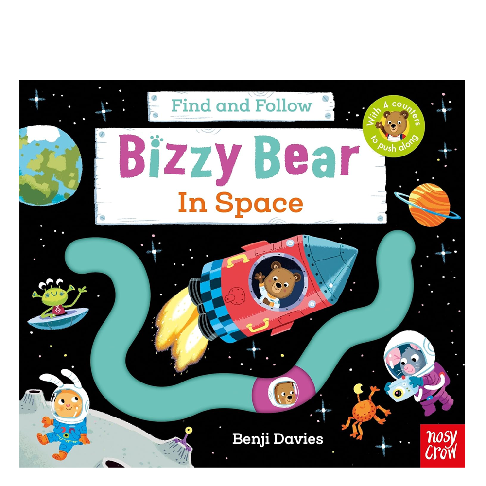 Bizzy Bear - Find and Follow In Space Çocuk Kitapları Uzmanı - Children's Books Expert