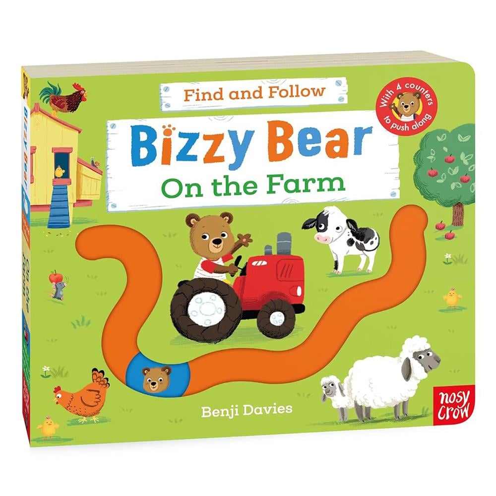 Bizzy Bear - Find and Follow On the Farm Çocuk Kitapları Uzmanı - Children's Books Expert