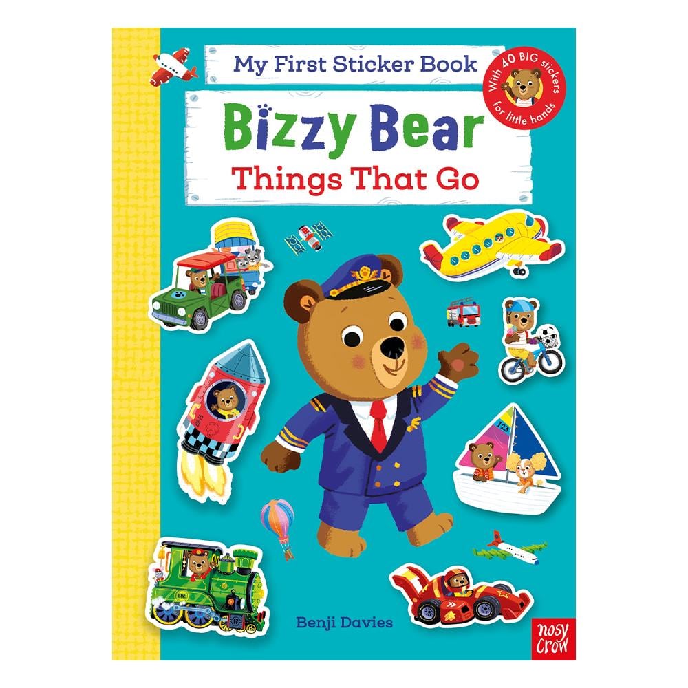 Bizzy Bear - My First Sticker Book Things That Go Çocuk Kitapları Uzmanı - Children's Books Expert