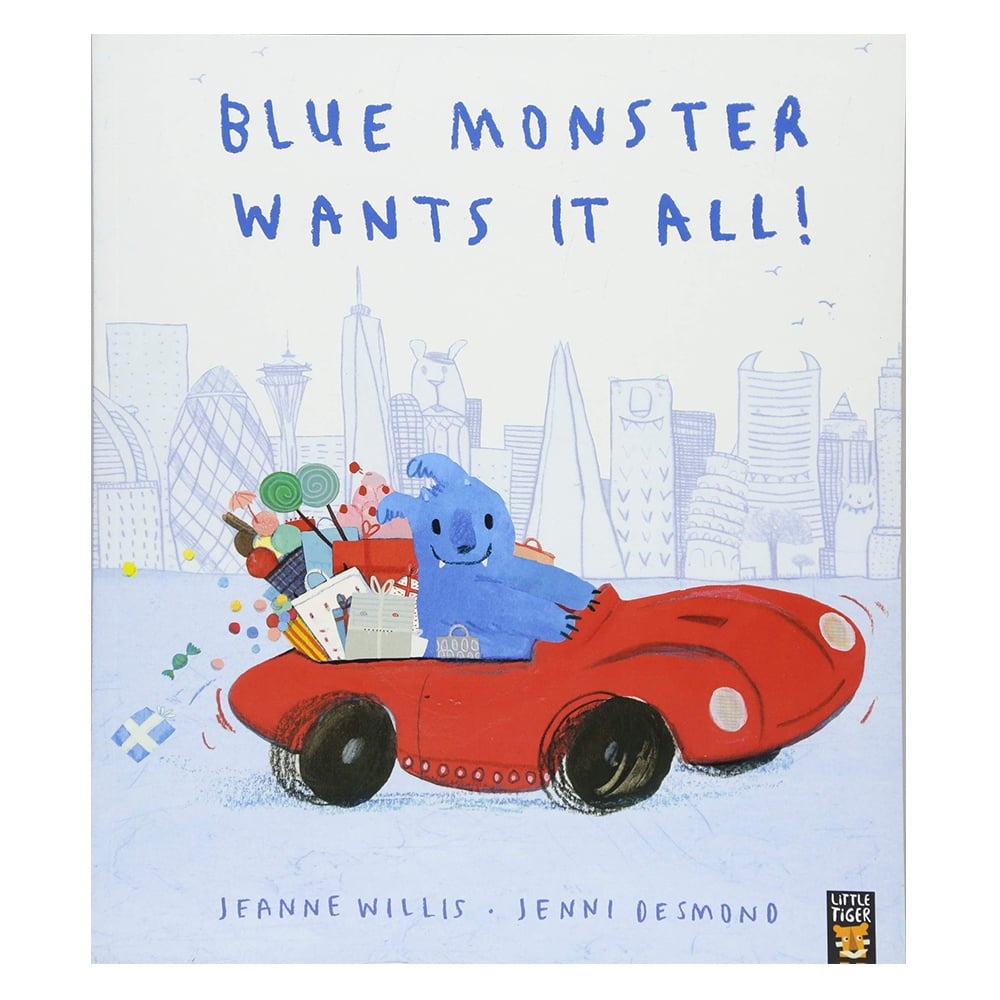 BLUE MONSTER WANTS IT ALL! #yeni gelenler Çocuk Kitapları Uzmanı - Children's Books Expert