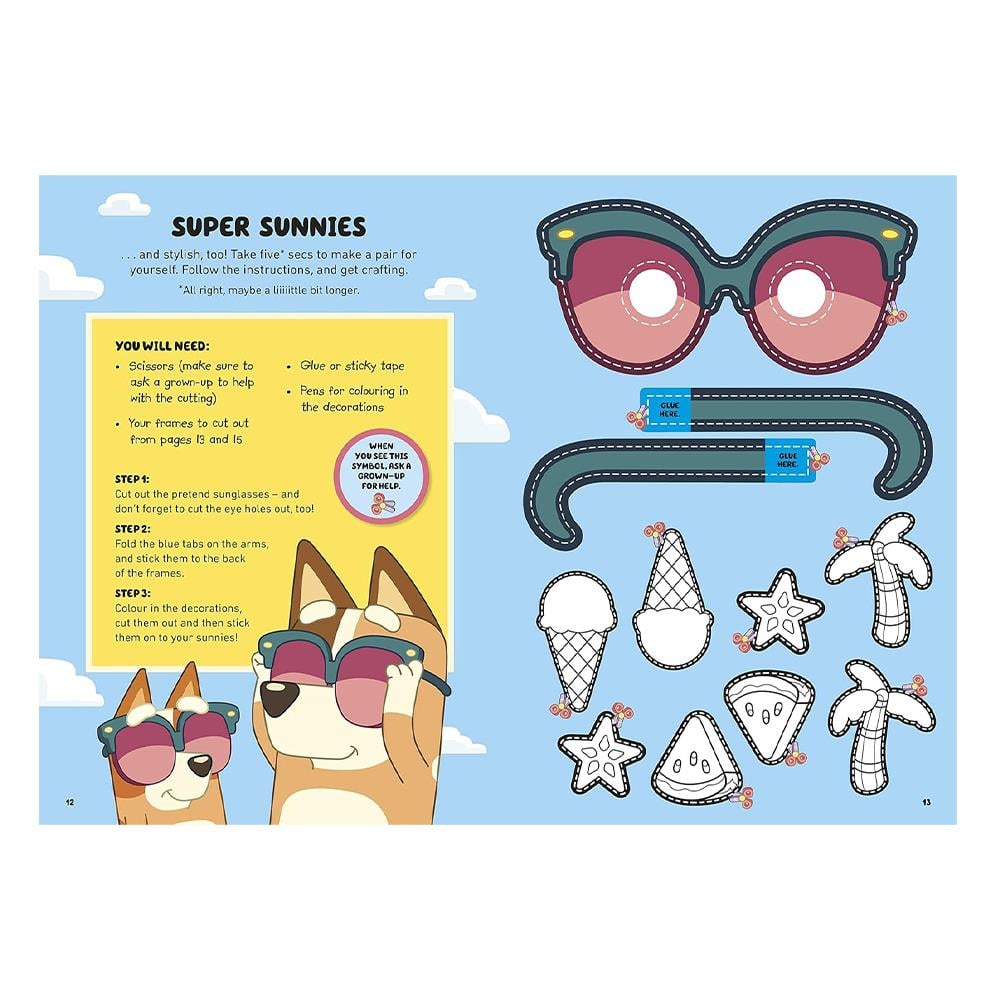 Bluey - Blueys Beach An Activity Book Çocuk Kitapları Uzmanı - Children's Books Expert