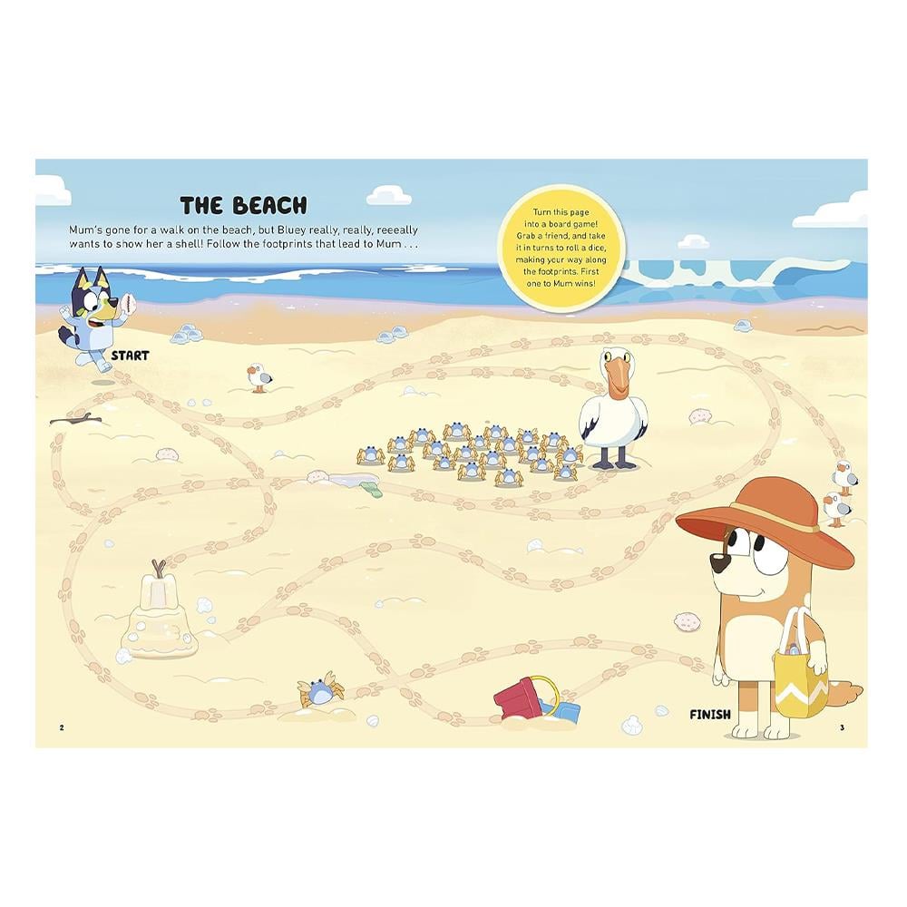 Bluey - Blueys Beach An Activity Book Çocuk Kitapları Uzmanı - Children's Books Expert