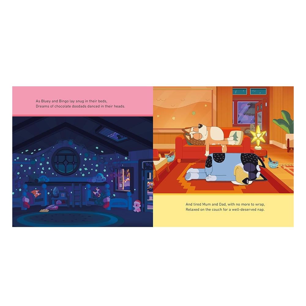 Bluey - Blueys Night Before Christmas Çocuk Kitapları Uzmanı - Children's Books Expert
