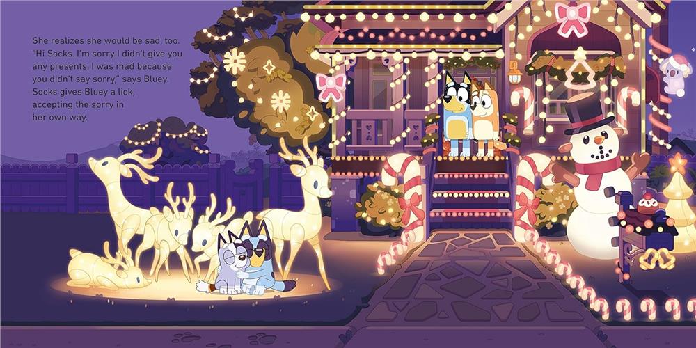 Bluey - Christmas Eve with Verandah Santa Çocuk Kitapları Uzmanı - Children's Books Expert