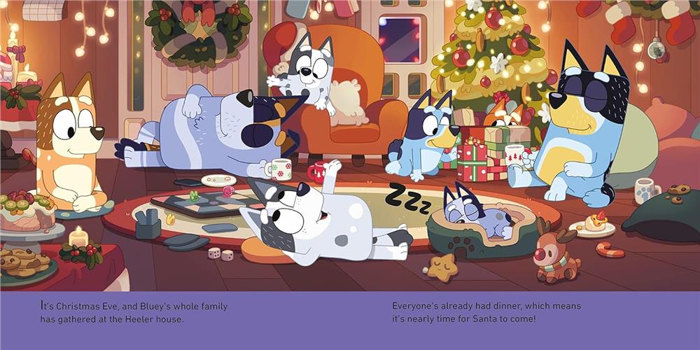 Bluey - Christmas Eve with Verandah Santa Çocuk Kitapları Uzmanı - Children's Books Expert