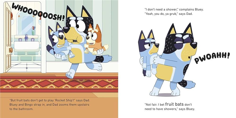 Bluey - Goodnight Fruit Bat Çocuk Kitapları Uzmanı - Children's Books Expert