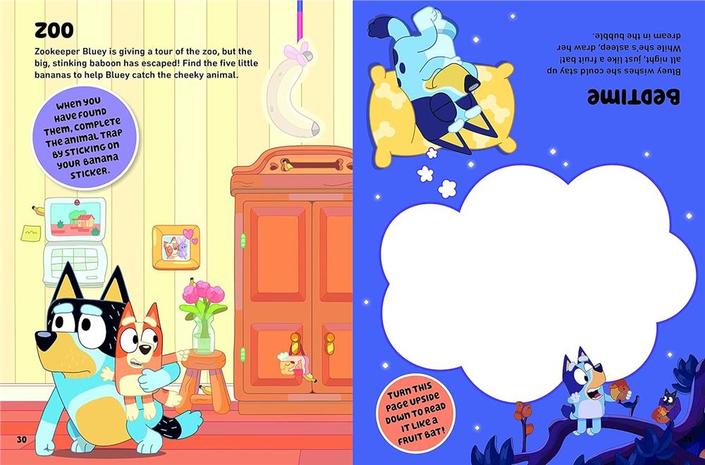 Bluey - Meet Bluey Sticker Activity Book Çocuk Kitapları Uzmanı - Children's Books Expert
