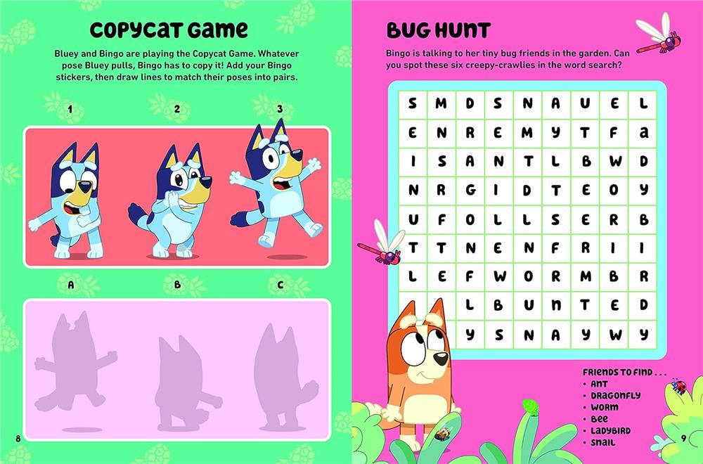 Bluey - Meet Bluey Sticker Activity Book Çocuk Kitapları Uzmanı - Children's Books Expert