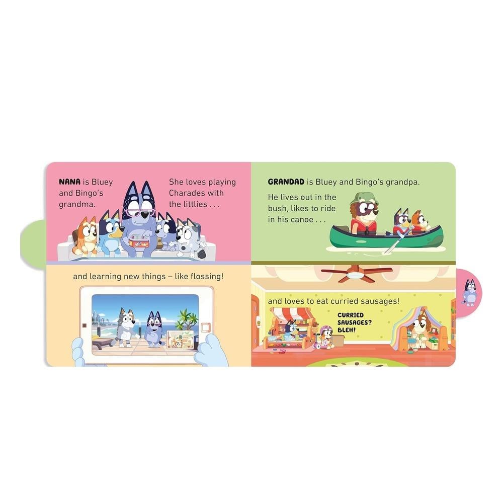 Bluey - Meet Blueys Family - Tabbed Board Book Çocuk Kitapları Uzmanı - Children's Books Expert