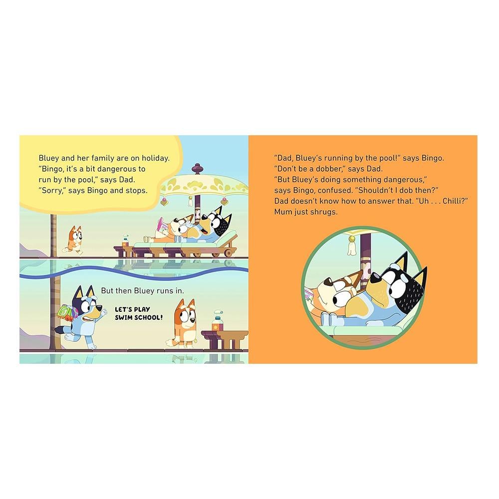 Bluey - Swim School - Board Book Çocuk Kitapları Uzmanı - Children's Books Expert