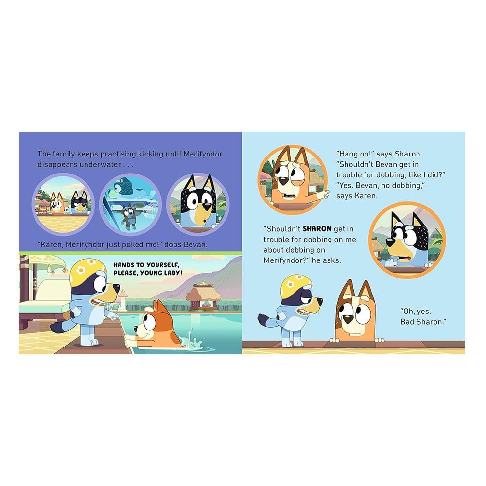 Bluey - Swim School - Board Book Çocuk Kitapları Uzmanı - Children's Books Expert